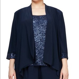 Women’s Plus Size 3X Stunning Sequined Set